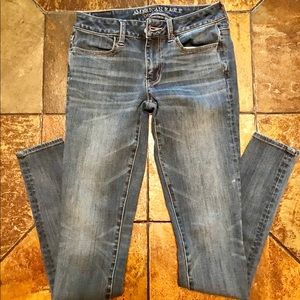 AMERICAN EAGLE JEGGINGS SIZE 0 EXTRA LONG